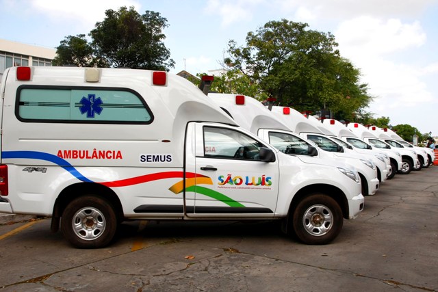 Ambulâncias vão atuar no transporte de pacientes internados em todas as unidades mistas, no Socorrão I e II, Hospital da Criança, Pronto-Socorro do Anil e na Maternidade Nazira Assub