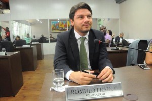 Vereador Rômulo Franco é o autor da proposição