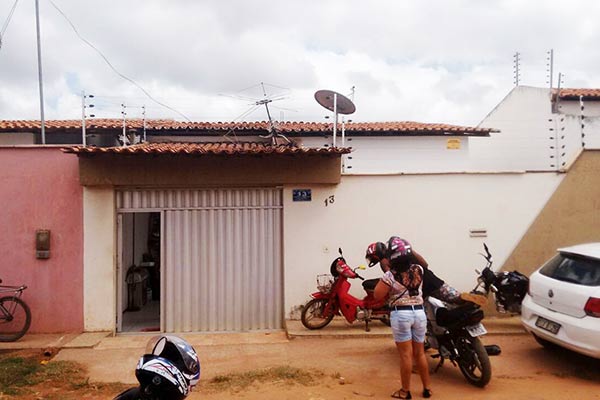 Casa da família de Ananias, no Residencial das Rosas, em São José de Ribamar