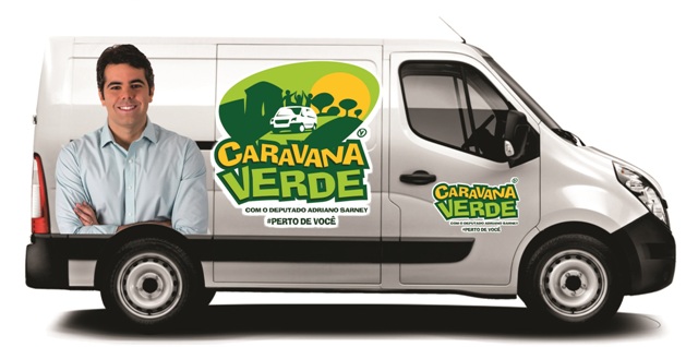 A Caravana Verde é um projeto desenvolvido por Adriano com objetivo de ampliar o diálogo com a população