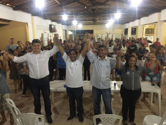 josemar reuniu mais de 2 mil lideranças  no Maiobão, com a presença do deputado  estadual e secretário de Estado de Desenvolvimento Social, Neto Evangelista