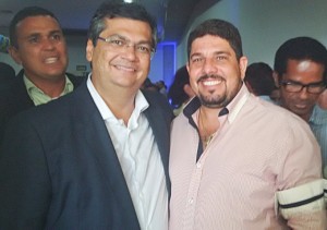 Flávio Dino e ex-prefeito Dioni Alves (Foto/Divulgação)