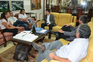 Foto: gestores das duas entidades discutem pontos da parceria que trará benefícios a Lagoa da Jansen