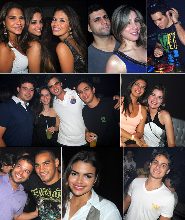 O trio parada-dura: Mariana Lauande, Valentina Almada Lima e Juliana Furtado; David Duailibe e Dani Bacellar; o DJ Marcos Campos; Pedro Frota e a namorada Juliana Farias, com Felipe Sampaio e Michel Bitencourt; as irmãs Janaína Pinheiro e Gabrielle Castro; Murillo Palácio e o fiel escudeiro Silvio "Preto" Silva; Ana Karla Cavalcante; e Euzébio Abreu.