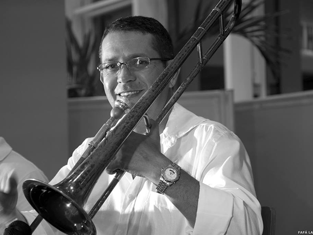 Trombonista e trompetista mineiro Norton Ferreira. Foto: Divulgação