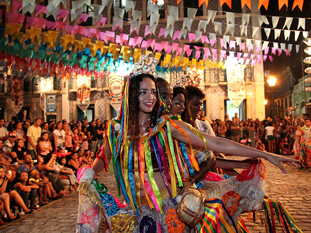 Cacuriá de Dona Teté na programação do Arraial Solidário. Foto: Arquivo