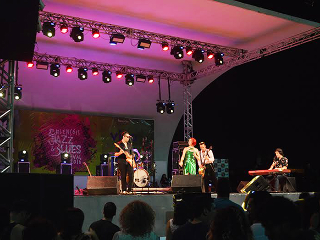 a norte-americana Whitney Shay e o paulista Igor Prado & Band. Foto: Divulgação