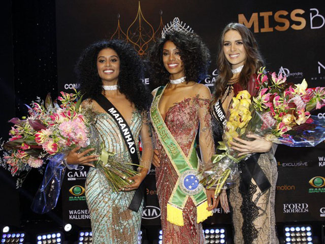 Miss Maranhão, Deise D´Anne fica em 3º lugar no Miss Brasil. Raissa Santana, do Paraná, ficou em 1º lugar. Foto: Divulgação