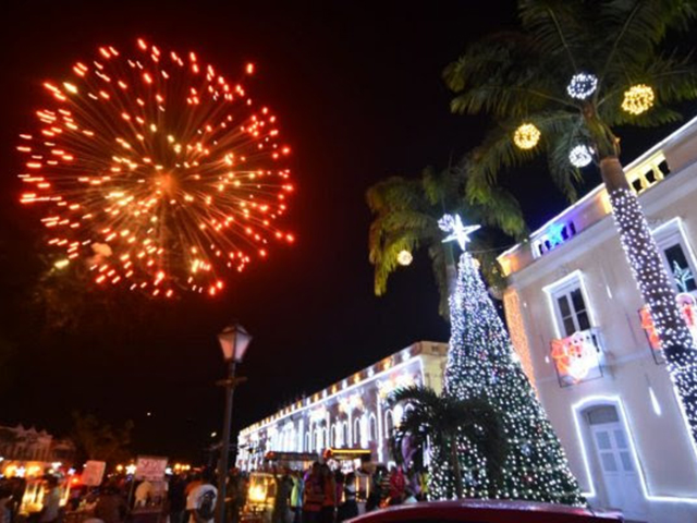 Natal na Praça Dom Pedro II. Foto: Divulgação