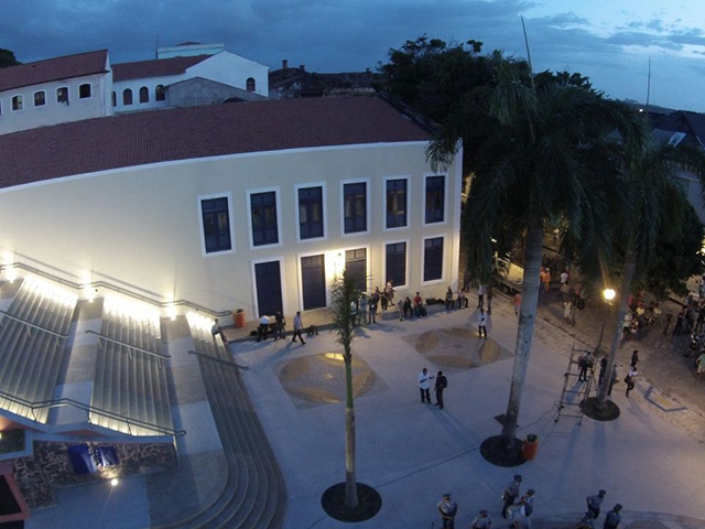 Praça Nauro Machado, na Praia Grande. Foto: Divulgação