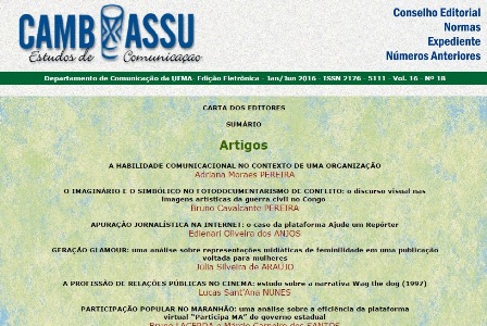 Revista Cambiassu - menor