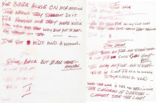 marley's handwritten